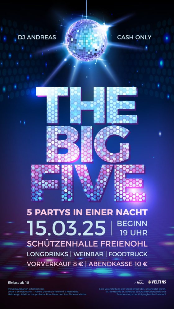 The Big Five – Fünf Partys in einer Nacht